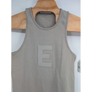 Fear of God Essentials NWT Women's Waffle‎ Tank Green Gray sz small